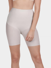 Shyle Light Grey High Waist With Boning Shaping Shorts Shapewear