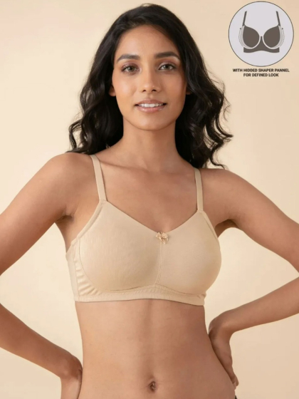 Nykaa Sand Skin Hold Me Up Full Coverage Side Shaper Bra