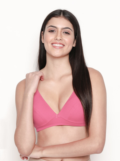 Susie Candy Pink Non Padded Everyday Plunge Bra