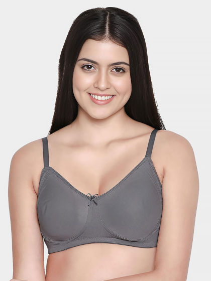 Susie Stormfront Grey Encircled Wirefree Full Coverage Everyday Bra