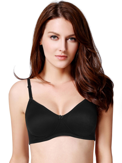 Laavian Black Encircle Side Super Shaper Bra