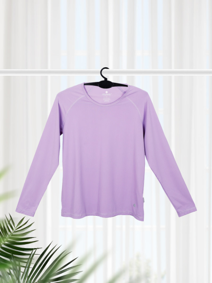 Shyaway Lavender Raglan Full Sleeve TShirt